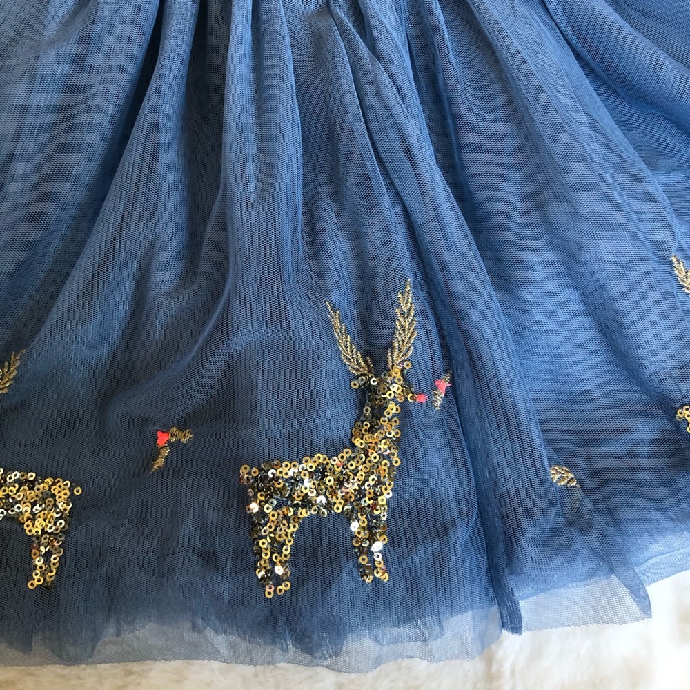 Mini Boden reindeer tulle dress - Picture 10 of 12